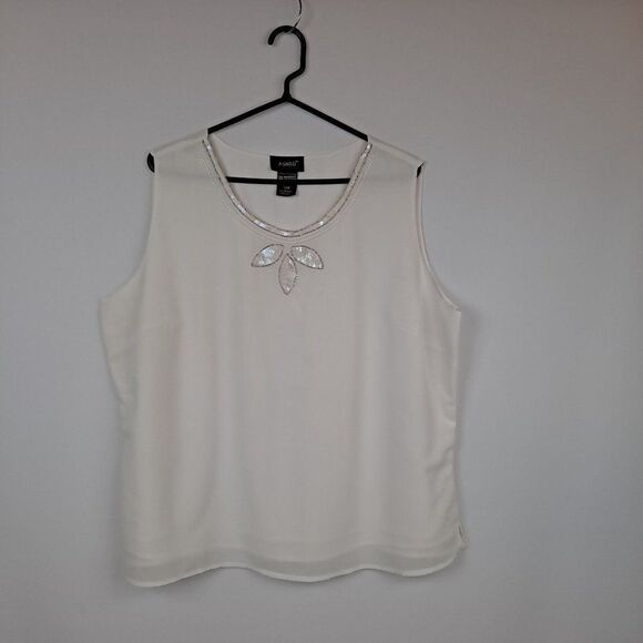 Ashford ladies Sleeveless Blouse NWOT - Picture 1 of 11